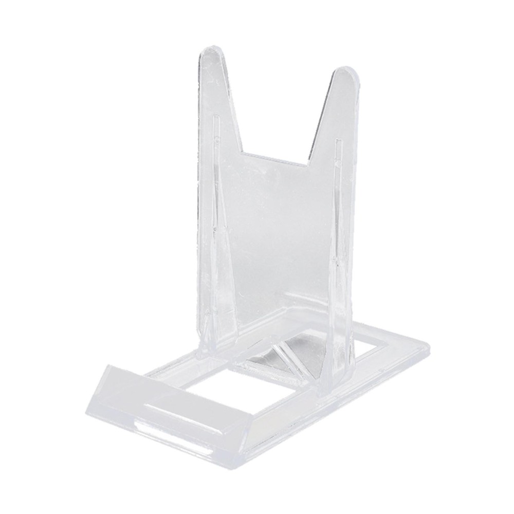 5Pieces Plate Stands Plastic Display Holders Picture Plate Holders Adjustable