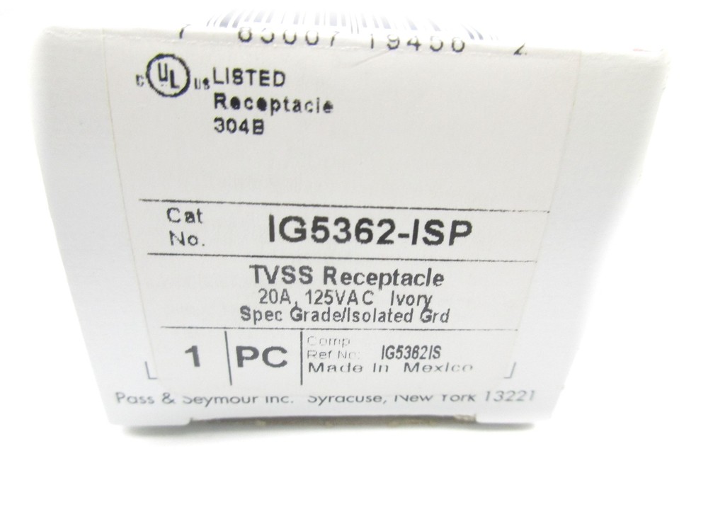 PASS & SEYMOUR IG5362-ISP NSMP