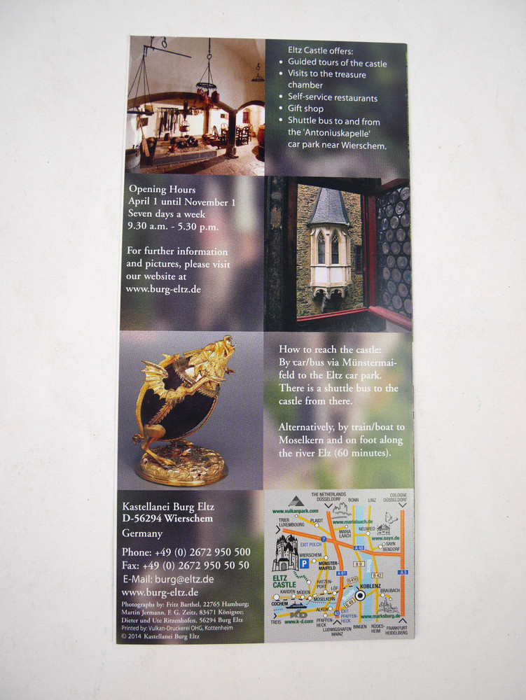 Eltz Castle Brochure NEW