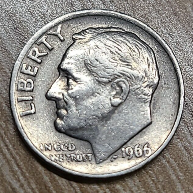 1966 Roosevelt Dime Clad ** ON HAND **