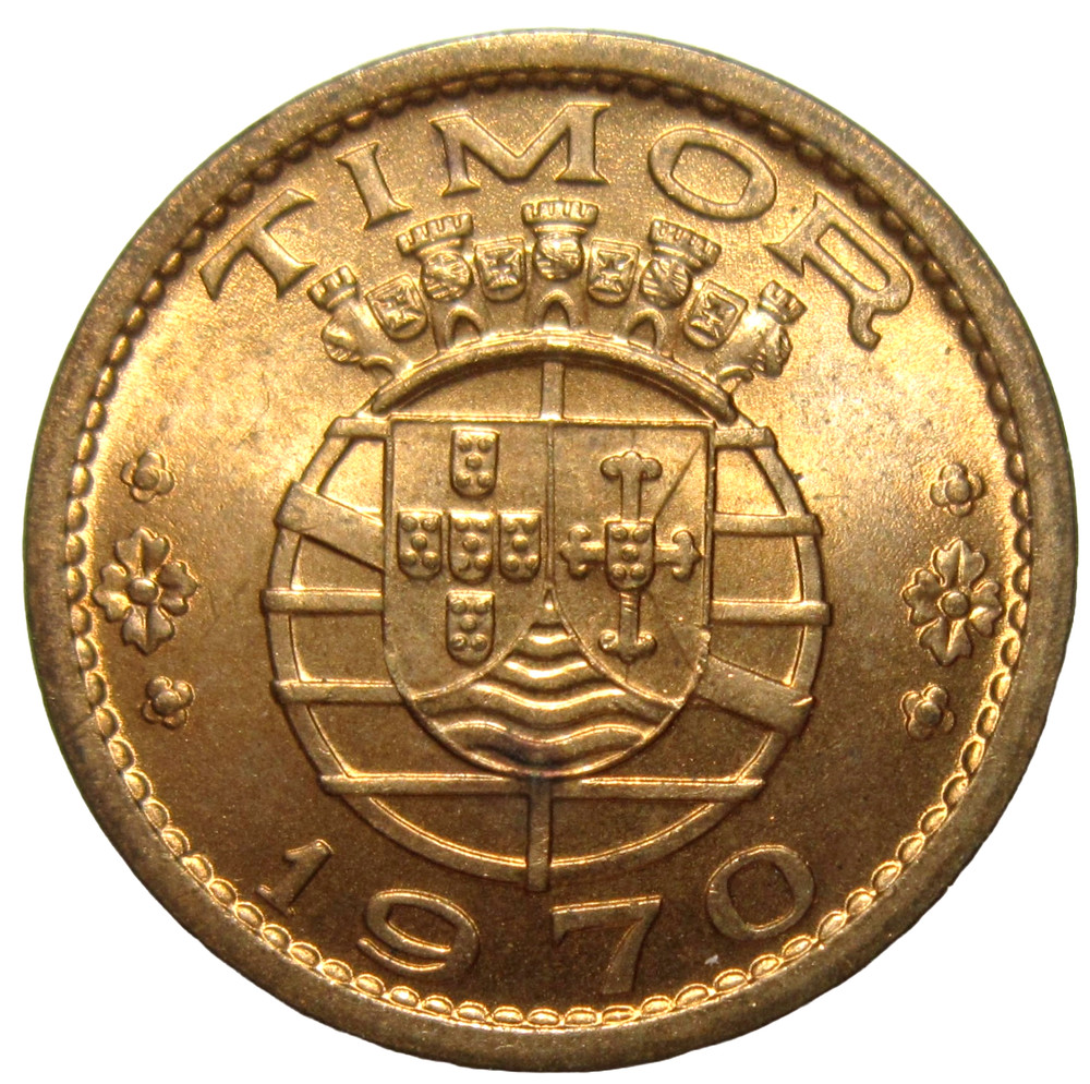 PORTUGUESE TIMOR. 50 CENTAVOS, 1970. UNCIRCULATED.
