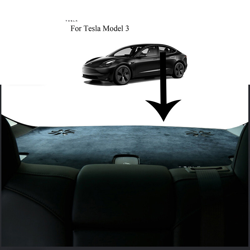 Covers Mat Shade Rear Windowsill Protector Cushion For Tesla Model 3 2017-2023