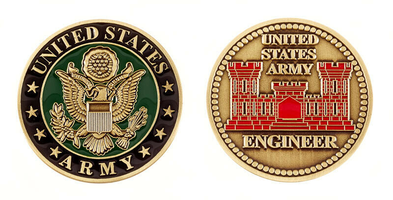 US Army Engineer Branch Challenge Coin