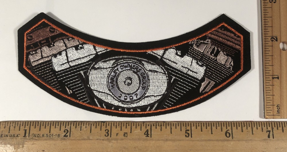 Harley-Davidson Owners Group HOG 2007 Rocker Patch Vest Jacket