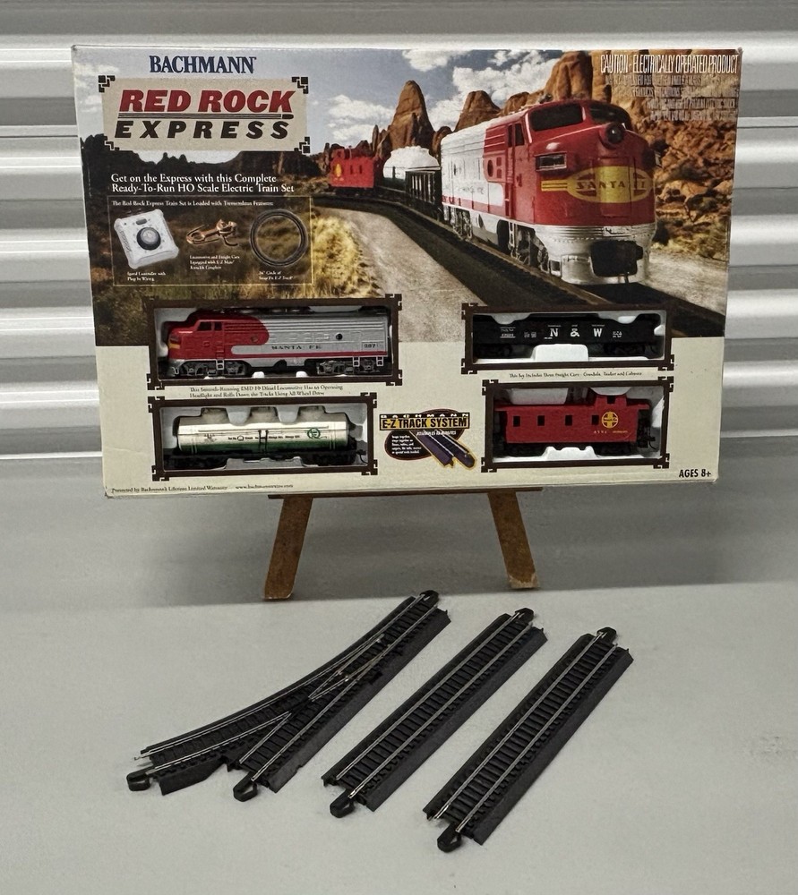 Bachmann Red Rock Express EZ Track System HO Scale Train Set (3 Extra Tracks)