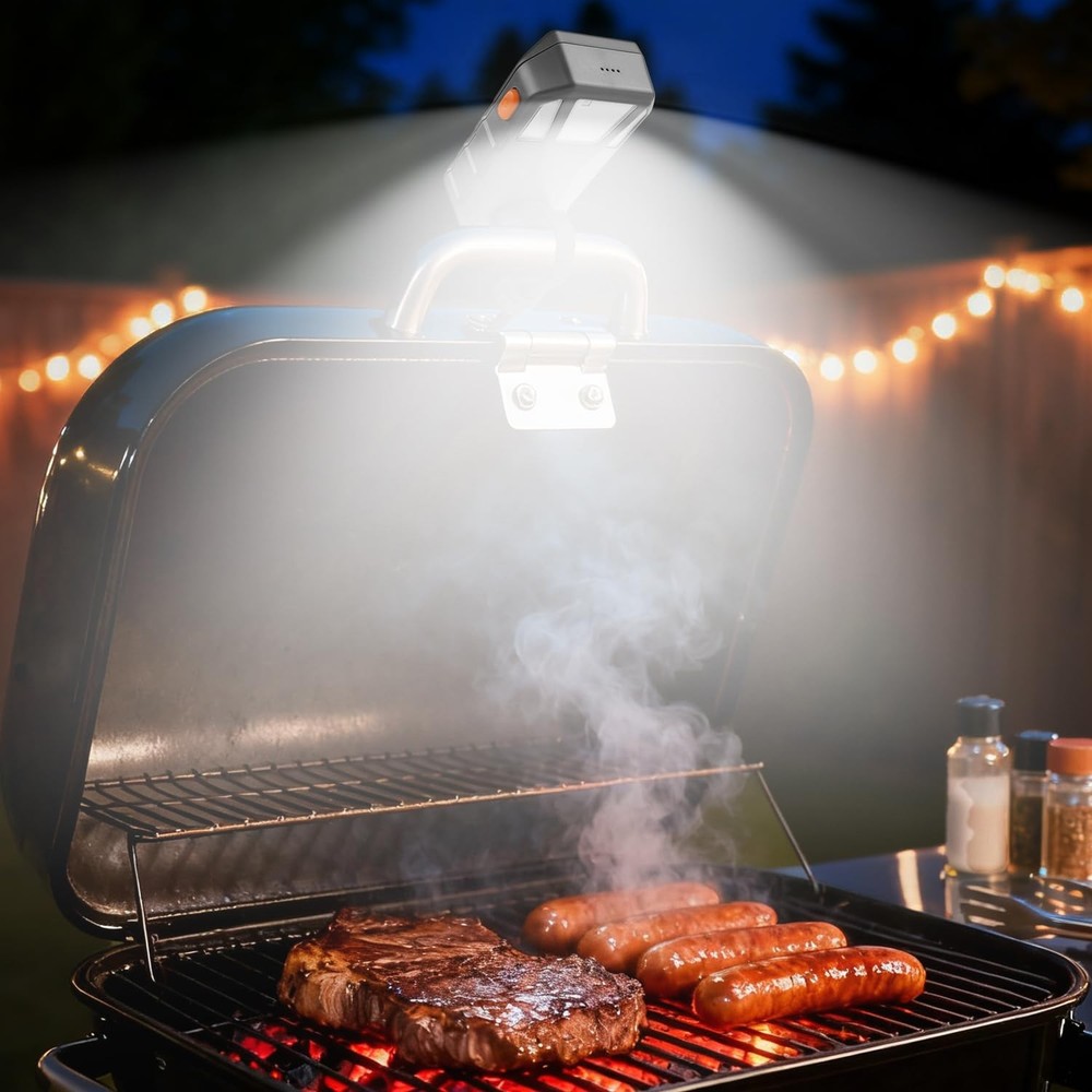 Grill Light for Blackstone Griddle & Weber Grill, Rechargeable LED BBQ Lights...