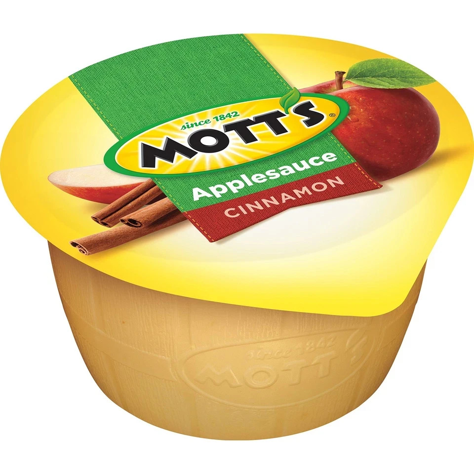 Mott's Applesauce, 4 Ounce Cups, 18 Count