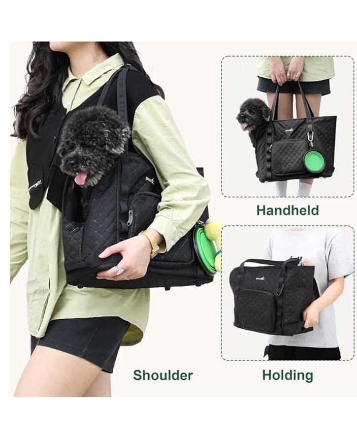 Pecute Pet Hand Bag, Black