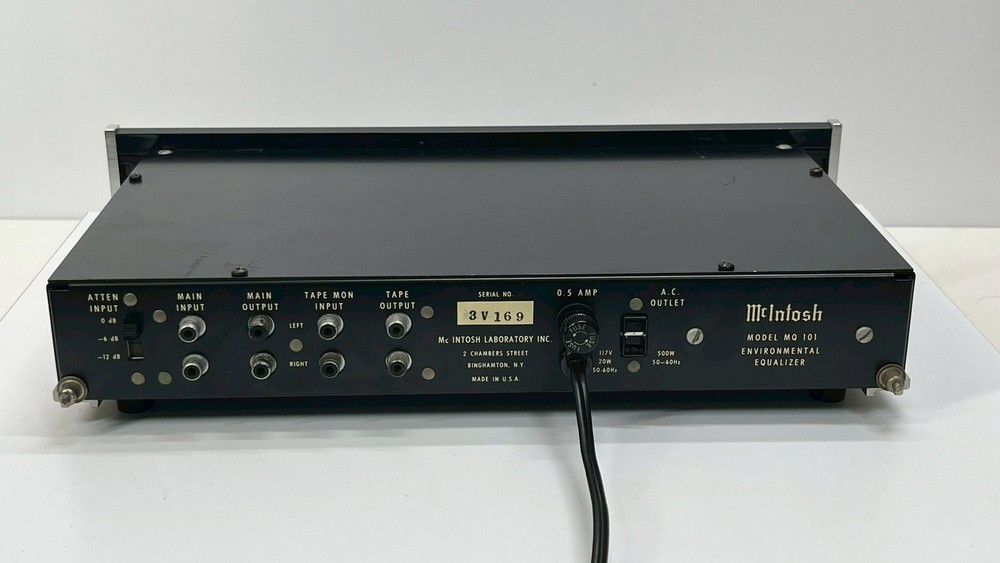 McIntosh MQ101 Environmental Equalizer 3-Band Excellent Condition Working