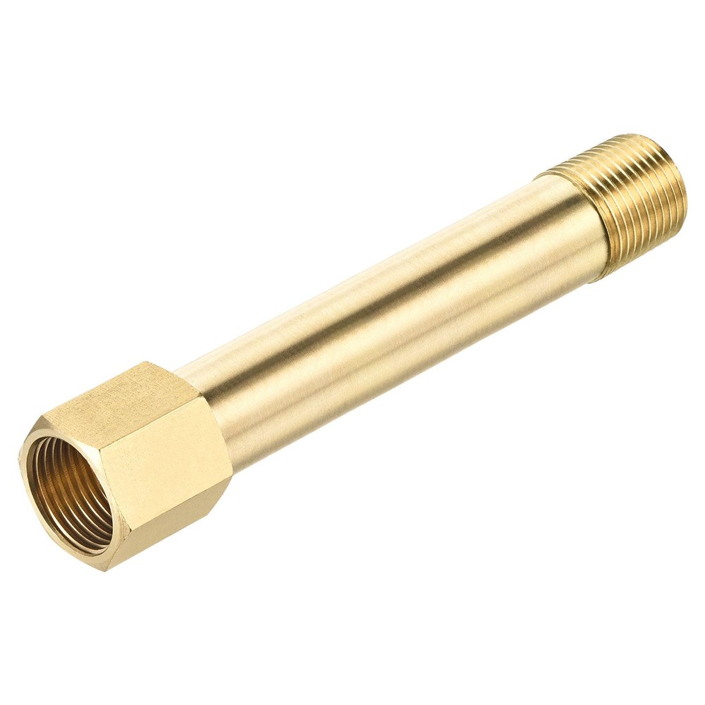 Brass Pipe Fitting G3/8  Adapter 100mm Extension Connector Hex Coupling