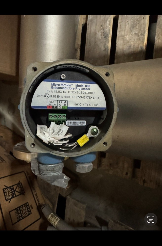 MICRO MOTION CMF300M355N2BAEZZZ MASS FLOW SENSOR 3" W/800 Core Processor