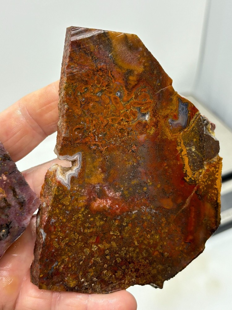 Mexican Cathedral Agate Slabs Cabbing Lapidary Combo Ship Avail