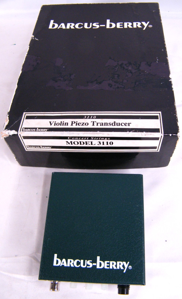 Barcus-Berry Model 3000A Preamp/Eq Buffer Made in USA, Green