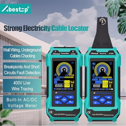 Underground Cable Locator, Cable Tester Wire Tracker, Detecting AT828