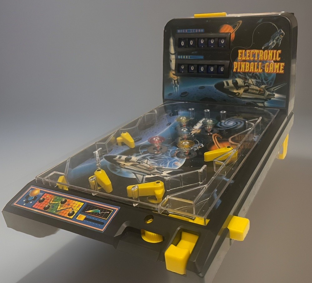 VTG Space Shuttle Adventure Digital Pinball Machine Electronic Table Top w/ Box