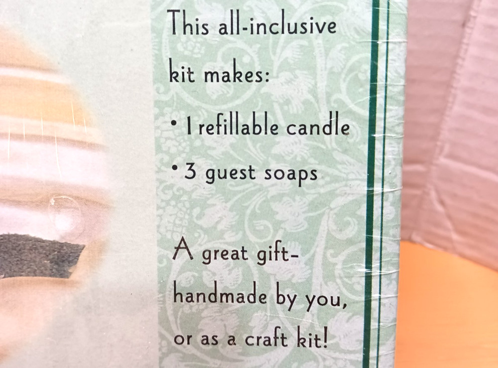 Candle / Soap Making Kit - Aromatherapy - Candle Magic - Calming Herbal - NEW