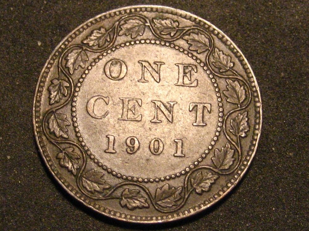 1901 Canadian Large Cent