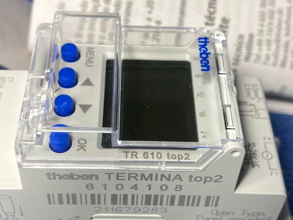 WEEKLY PROGRAM THEBEN 6104108 TIME SWITCH CLOCK OPERATED LIGHT CLIMATE SYSTEM