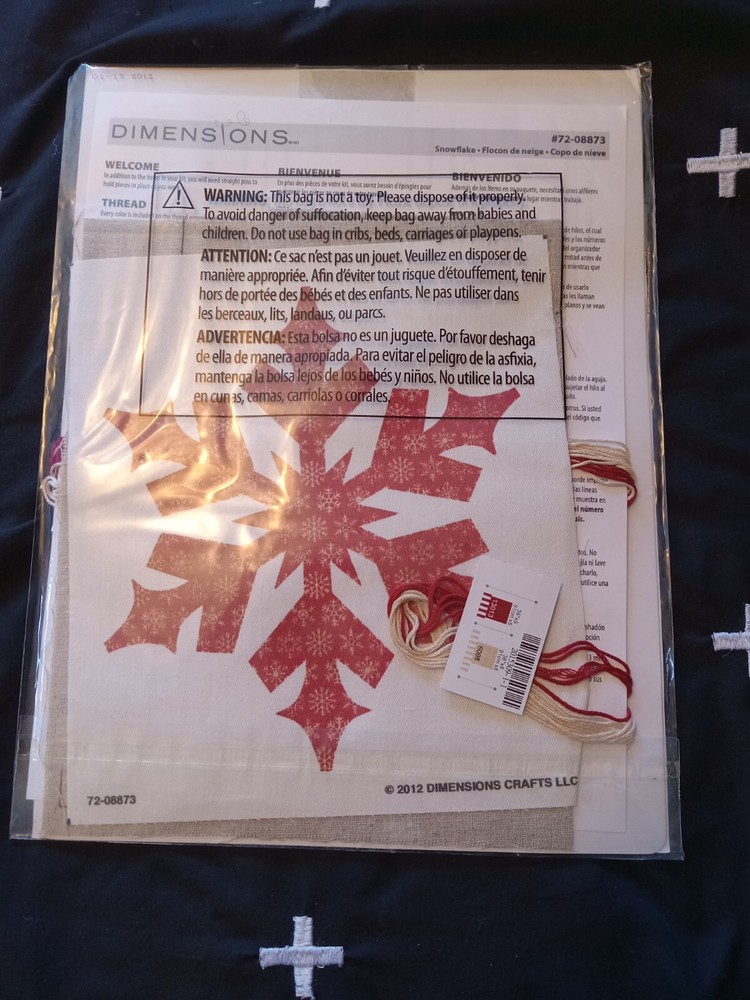 2012 Dimensions 72-08873 Flake Snow Kit for Application 8"× 8" New