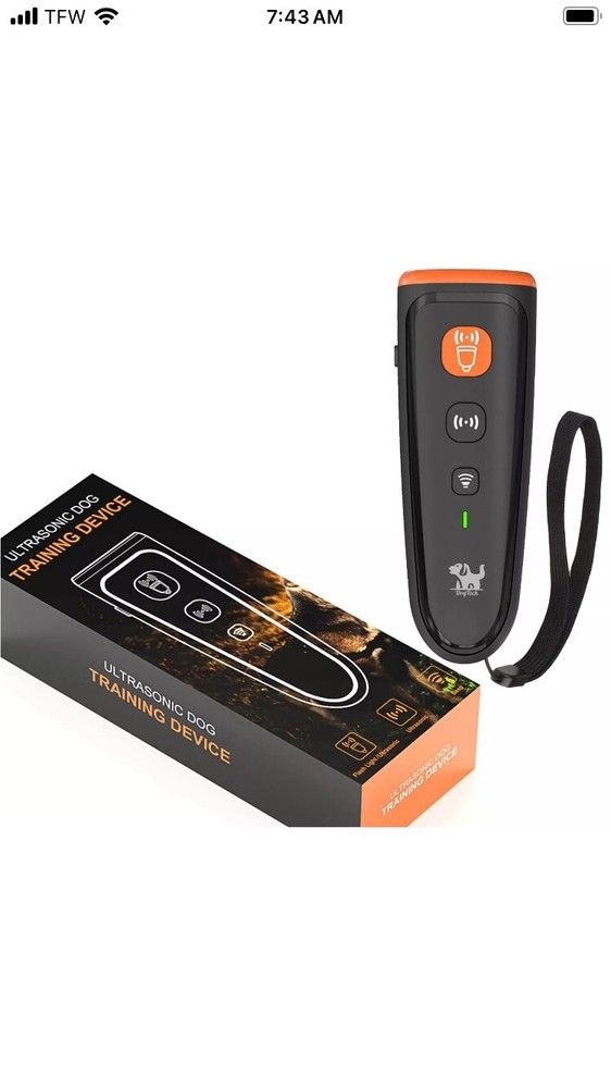 Rechargeable Ultrasonic Anti-Barking Device for Effective Dog Training