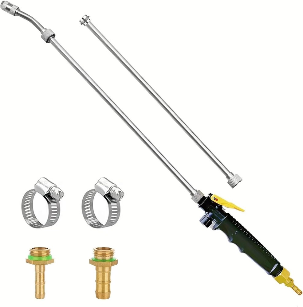 Corrosion-Resistant 44" Sprayer Wand with Lockable Switch Handle for Easy Use