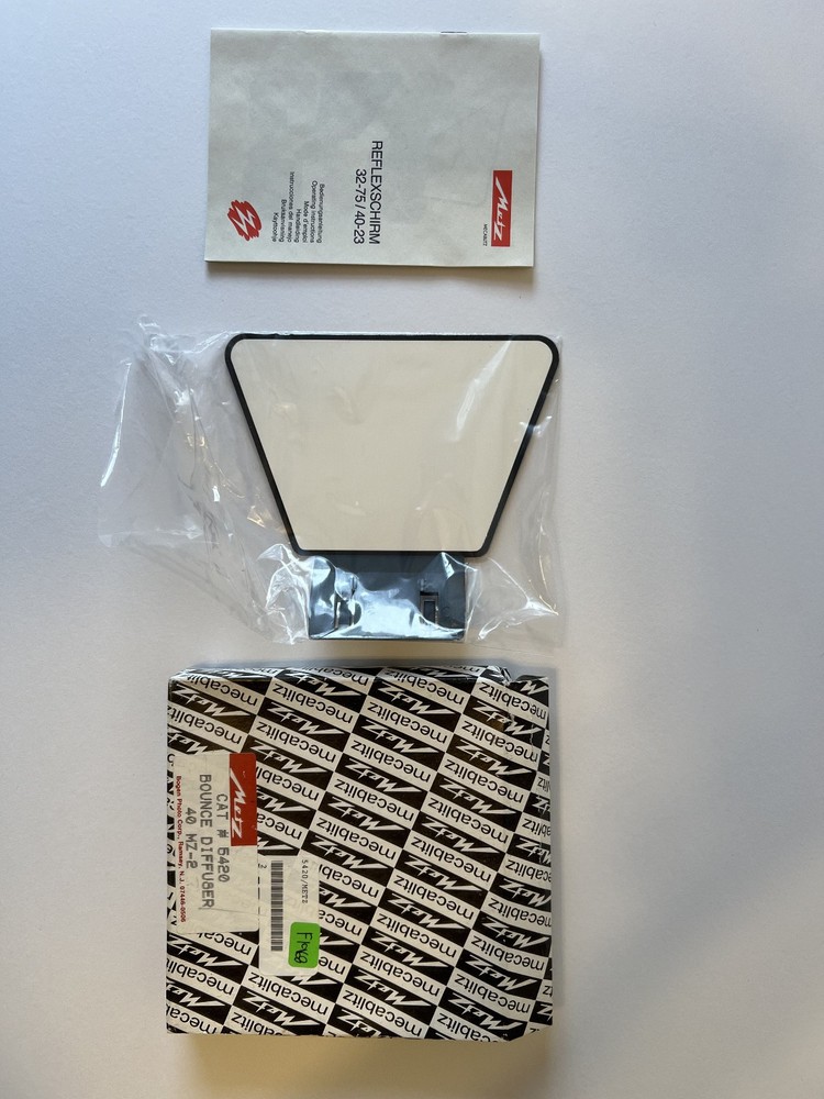 Metz 40 MZ‑2 bounce/diffuser - New in Box - Made in Germany