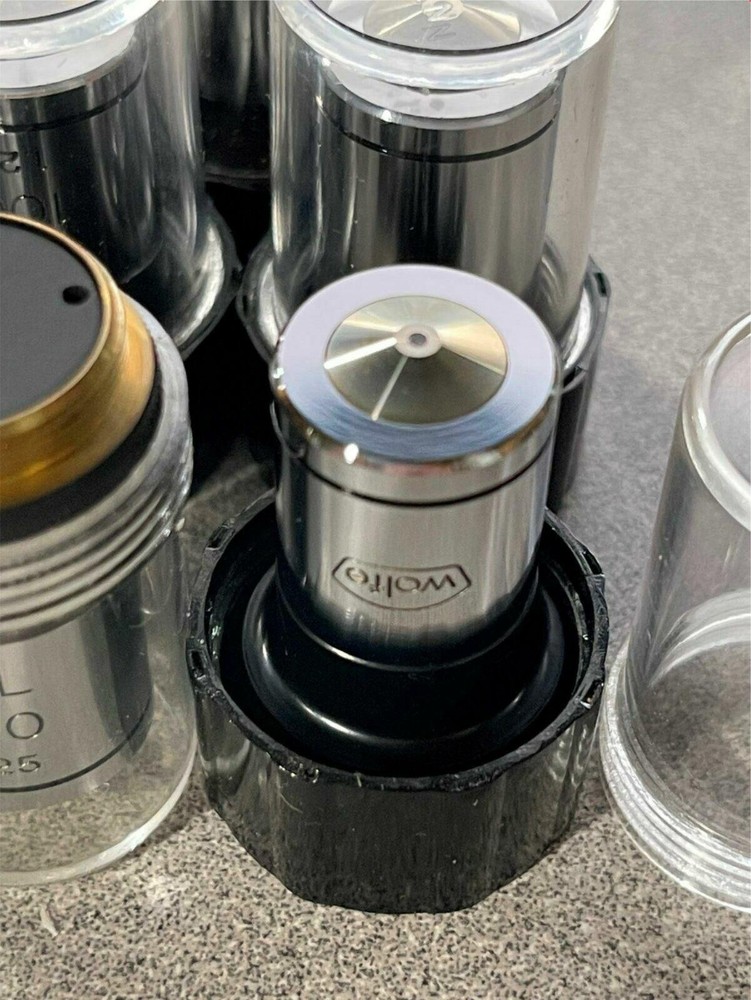 ONE (1) NEW WOLFE MICROSCOPE OBJECTIVE OIL 100 / 1.25