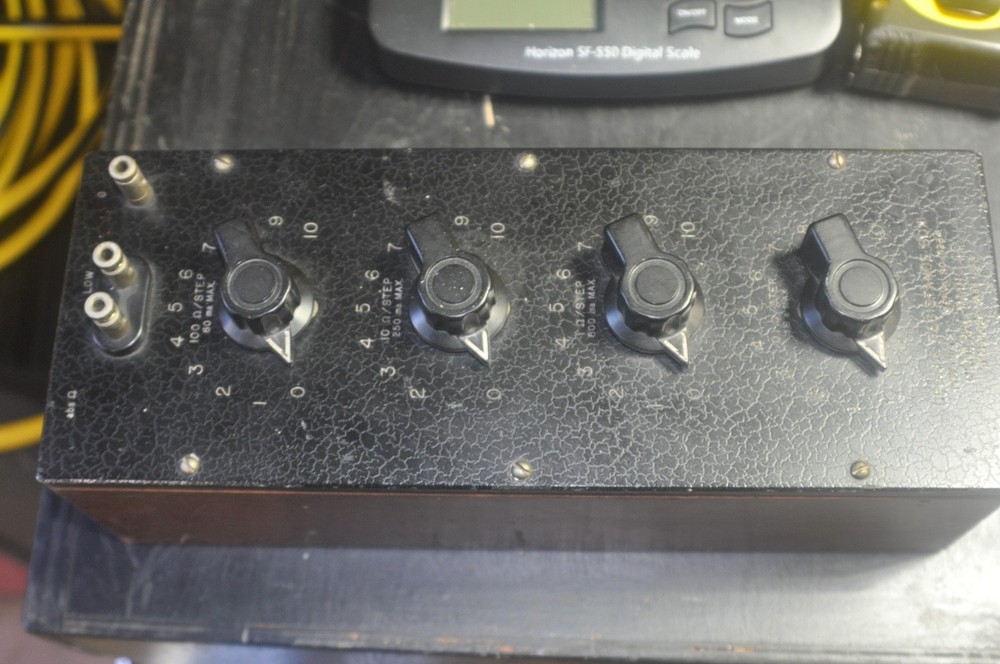 GENERAL RADIO DECADE RESISTANCE BOX TYPE 602K