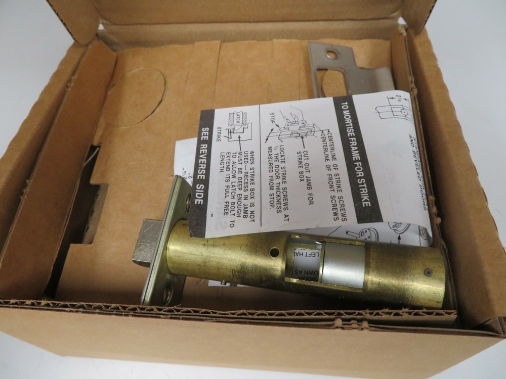 Sargent 114P-US26D Hospital Latches for Push-Pull Doors, 5" Backset - Right