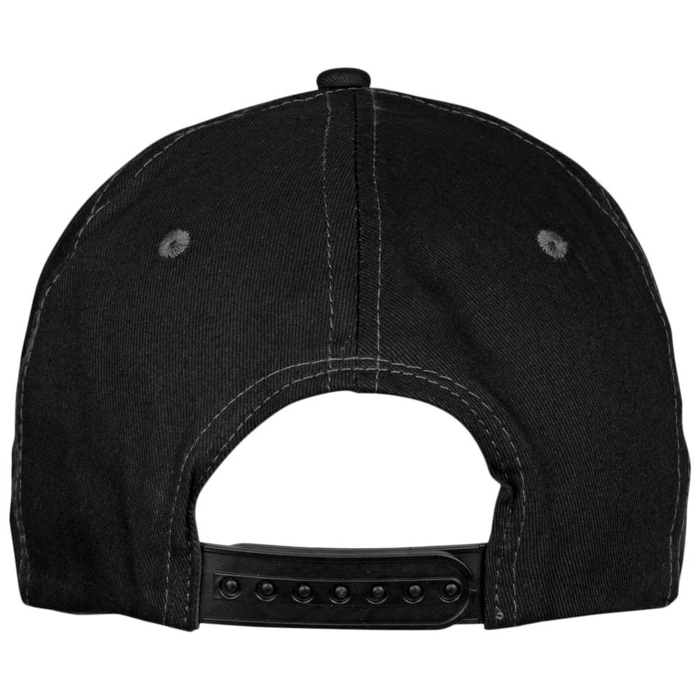 Avengers Black Panther Cracked Stone Logo Adjustable Snapback Hat Black