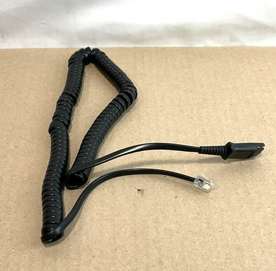 Plantronics Cable with Quick Disconnect 26716-01 ✅❤️️✅❤️️ New Open Box!