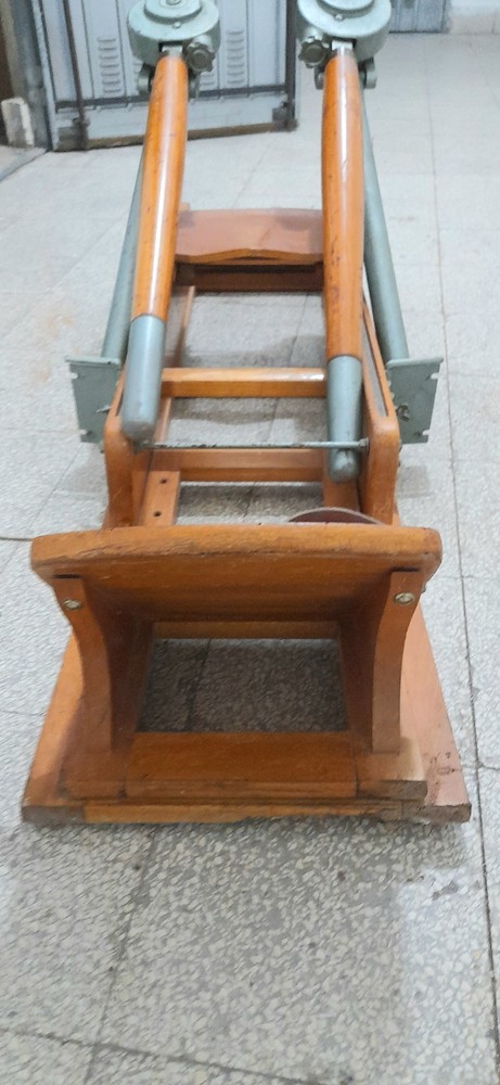 Rowing machine "Lamborgini" 1940s - Solid wood and iron - READ DESCRIPTION