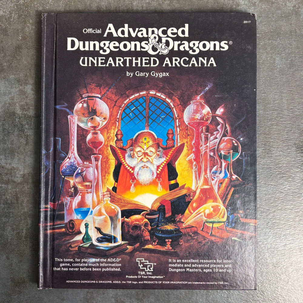 UNEARTHED ARCANA 1985 Dungeons & Dragons