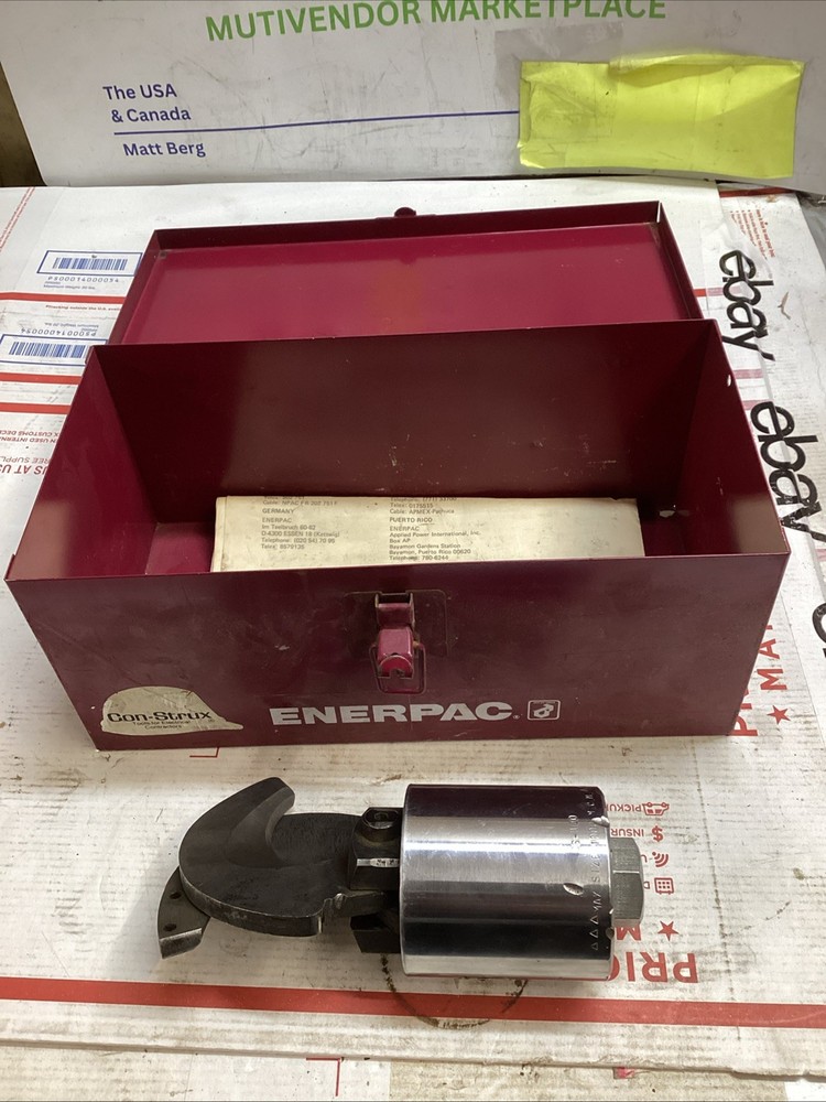 ENERPAC HYDRAULIC CABLE CUTTER HEAD CS-100 ED4U 3295