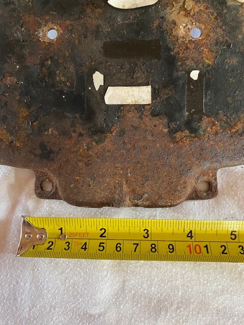 Classic Motorcycle Rear Number Plate