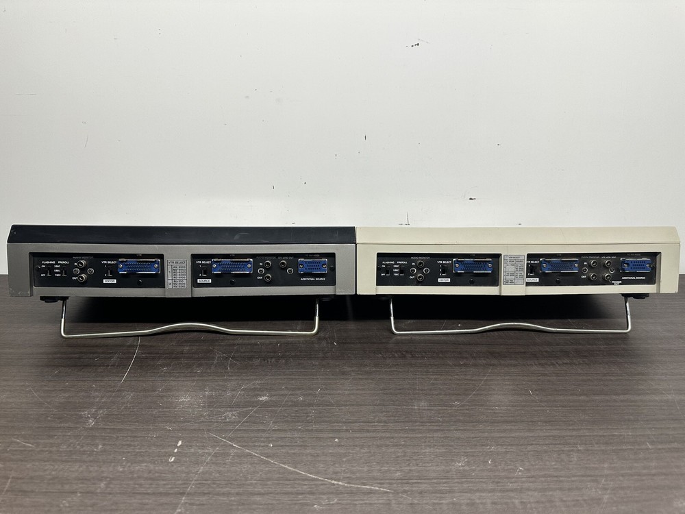 2 Panasonic Linear Video Edit Controller AG-A650 & AG-A750 - G54