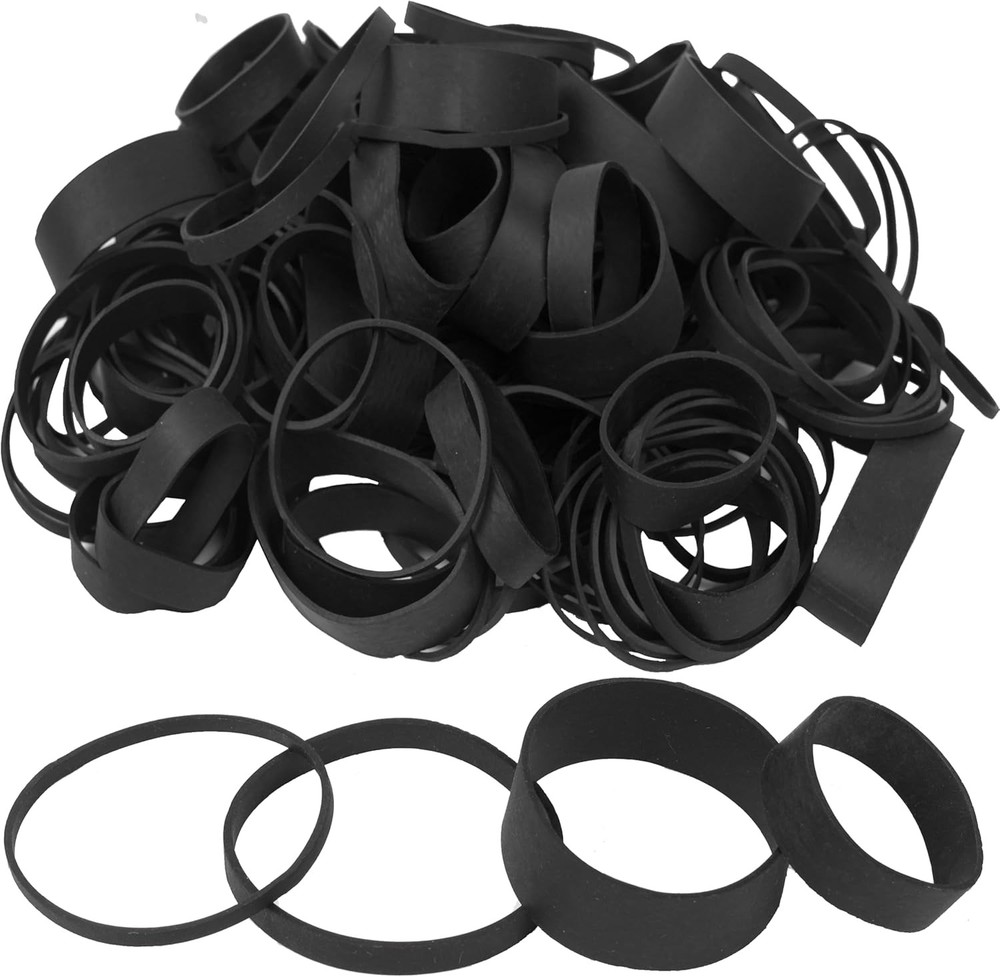 Rubber Bands Assorted Sizes Black Elastic Tactical rubber band