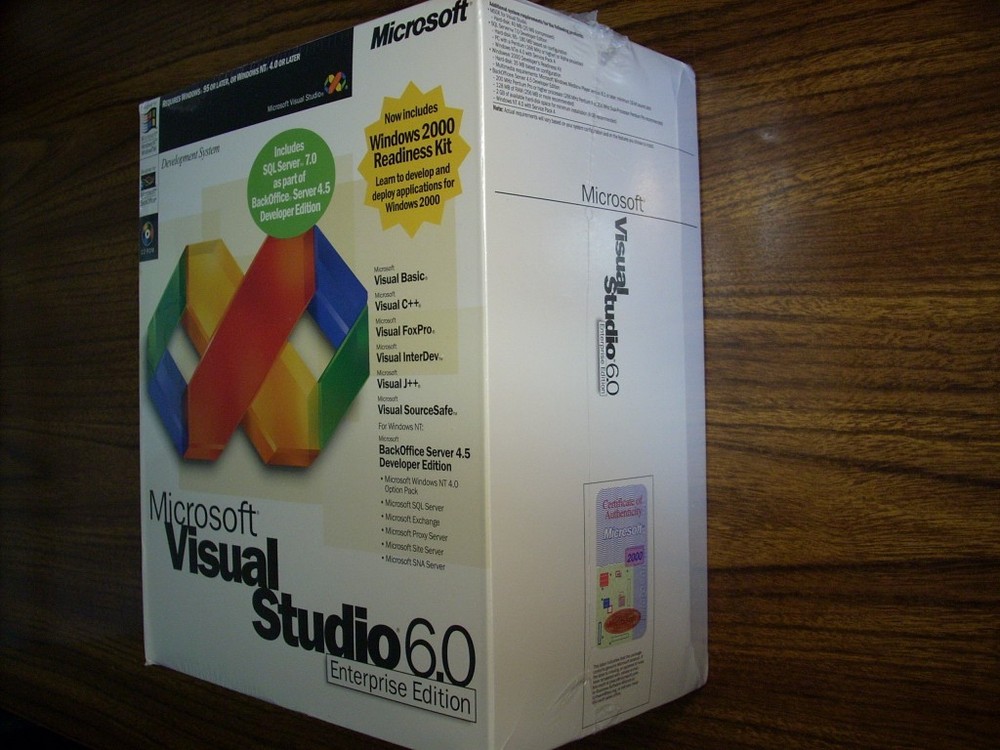 Microsoft Visual Studio Enterprise 6.0 (Windows)