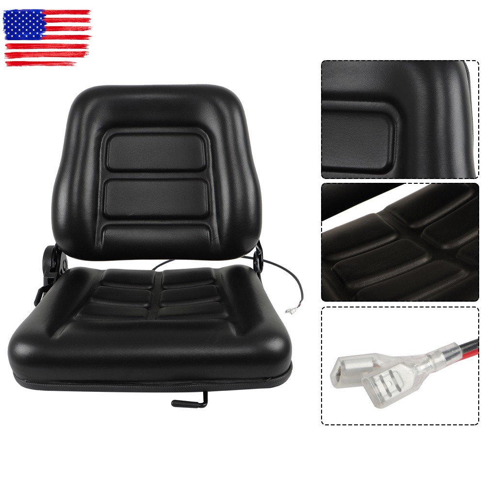 Universal Forklift Seat Back Fold Down Forklift Seatwith Adjustable Angle