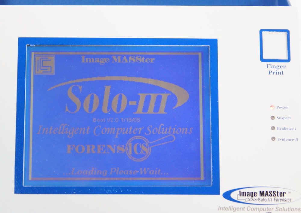 ICS Image MASSter SOLO-3 IT Forensics Hard Drive Duplicator