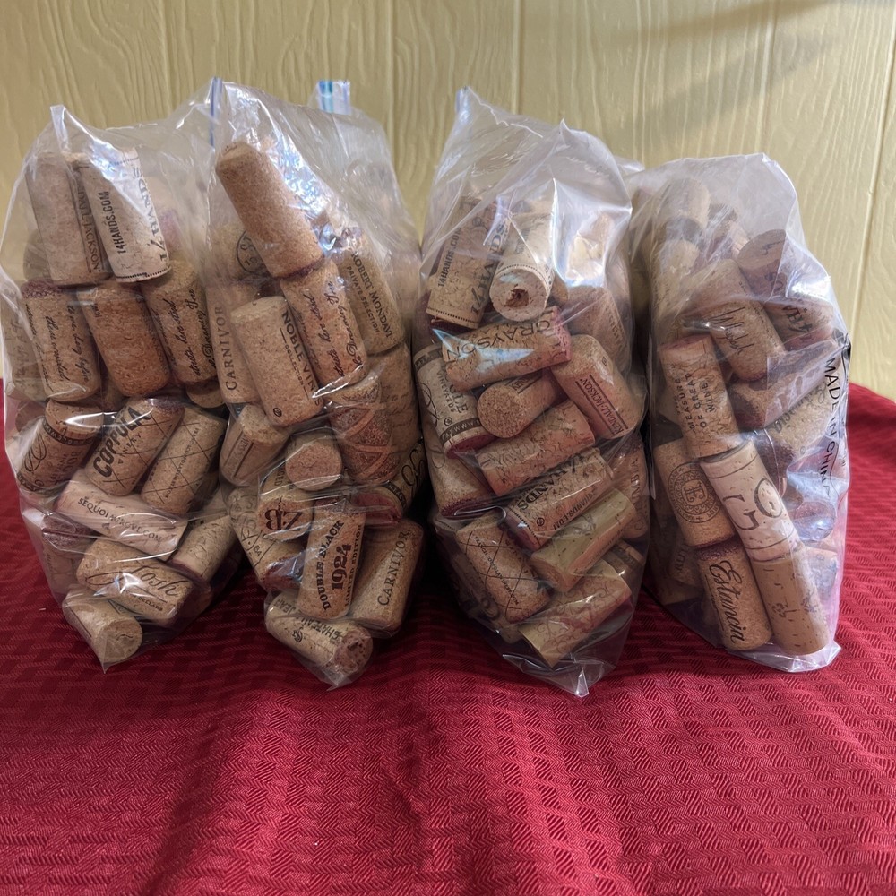 Lot of 400+ Assorted Wine Corks Used