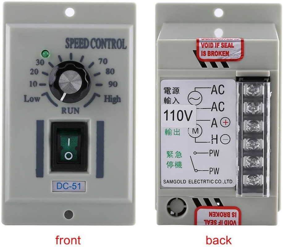 DC Motor Speed Controller, AC 110V Input DC 24V-90V Output DC Motor Speed Contro
