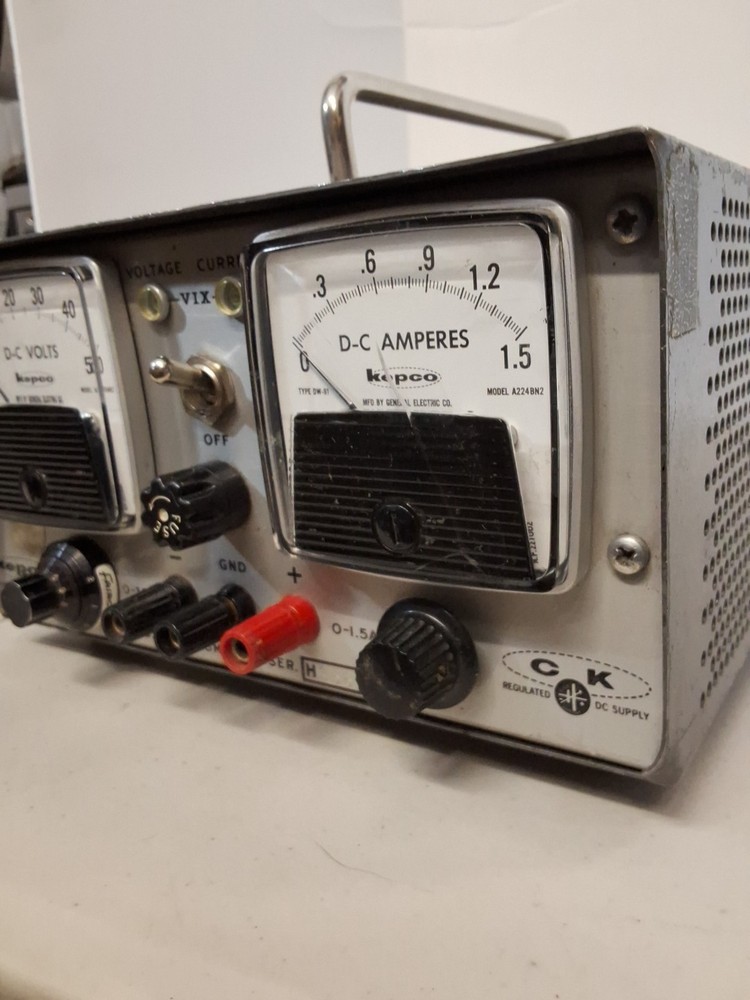 Vintage Kepco Regulated DC Power Supply Untested