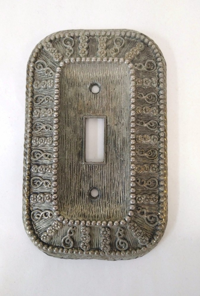 VTG American Track & Hardware Co. Gray Light Switch Cover