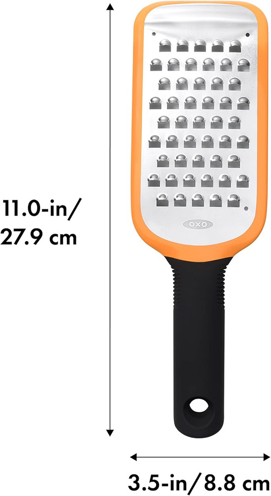 Good Grips Etched Coarse Grater, Orange