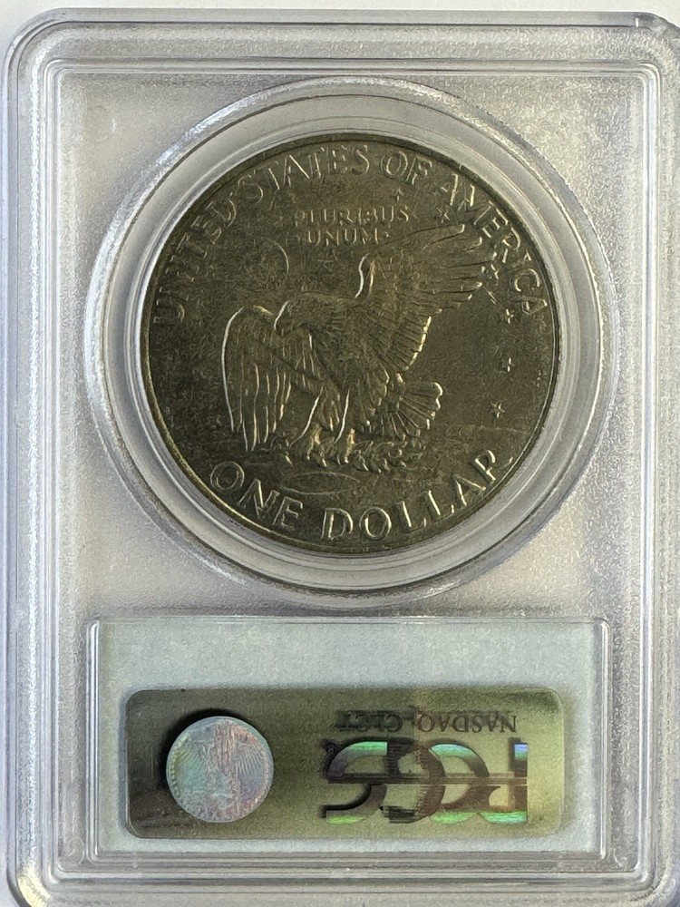 1972 PCGS MS63 TYPE 2 EISENHOWER IKE DOLLAR (TONED - SEE PHOTOS)