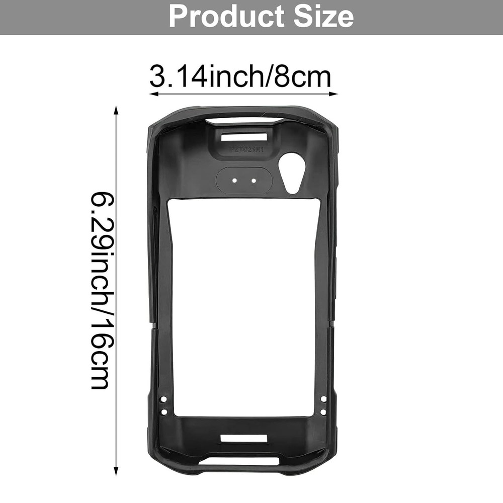 ⭐ Protective Case Rugged Boot for Zebra TC21 TC26 Barcode Scanner (Black) ⭐