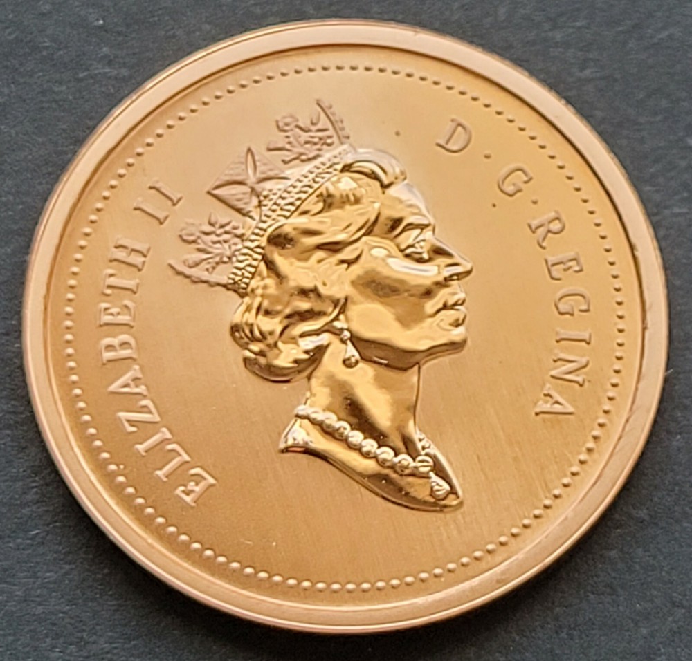 ***CANADA ONE CENT 1999 *** SPECIMEN *** NON MAGNETIC ***