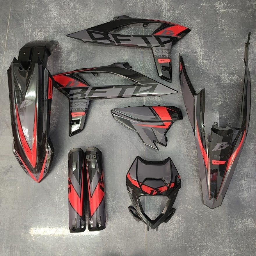 Plastics + Graphics applied Beta RR 2020 2021 2022 decals stickers