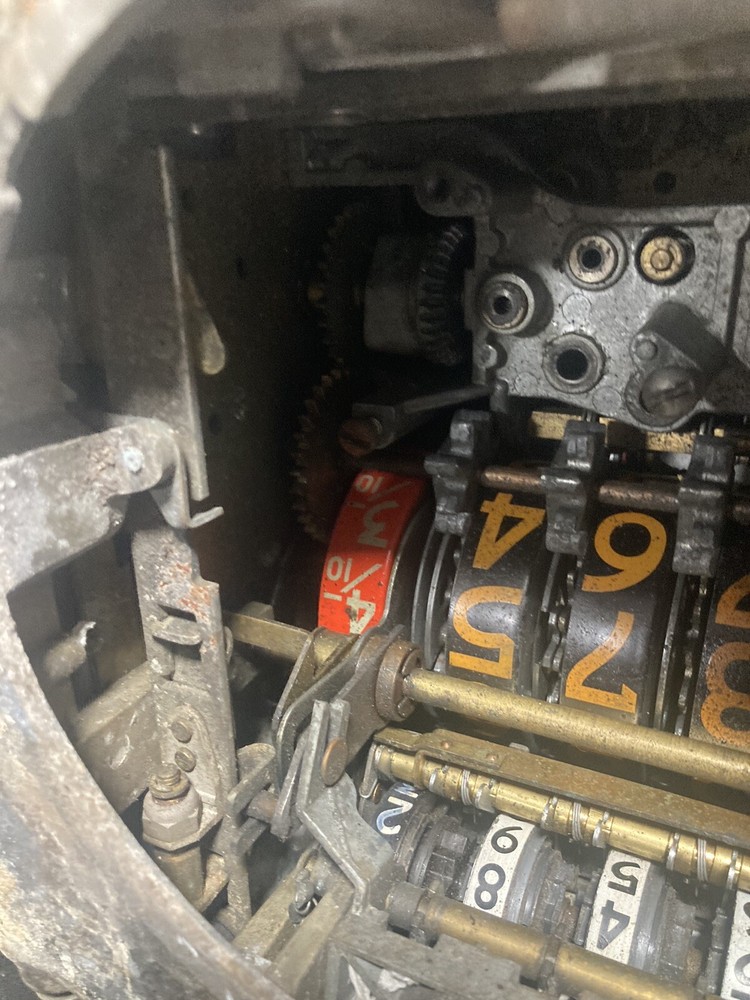 Neptune Print-o-meter Auto Stop Register Gas meter